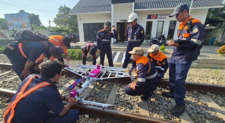 KAI Divre I Sumut Gunakan Teknologi TGT, Pastikan Jalur Kereta Aman dan Nyaman