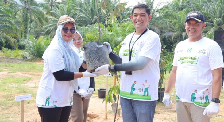 PLN Tanam Pohon di Tapanuli Tengah, Pulihkan Lingkungan dan Dorong Ekonomi Warga