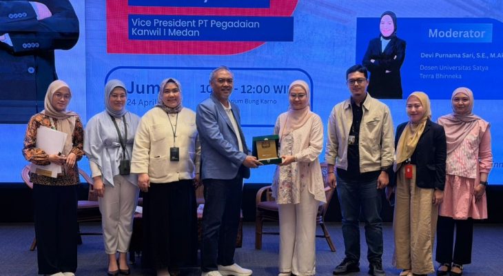 Pegadaian Gelar Kuliah Umum dan Literasi Keuangan di Universitas Satya Terra Bhineka