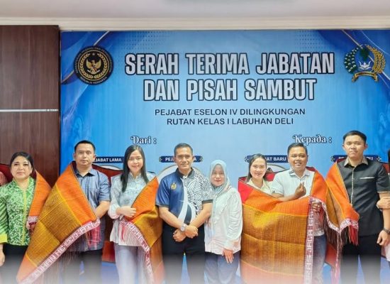 Rutan Kelas I Labuhan Deli Gelar Pisah Sambut Pejabat Eselon IV, Berlangsung Khidmat dan Penuh Kekeluargaan