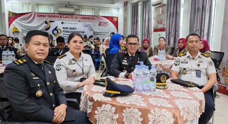Rutan Labuhan Deli Ikuti Tasyakuran HBP ke-62, Perkuat Sinergi Lintas Instansi