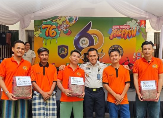 Rutan Labuhan Deli Bagikan Hadiah Lomba HBP ke-62, Warga Binaan Didorong Terus Berkarya