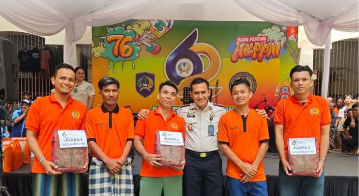 Rutan Labuhan Deli Bagikan Hadiah Lomba HBP ke-62, Warga Binaan Didorong Terus Berkarya