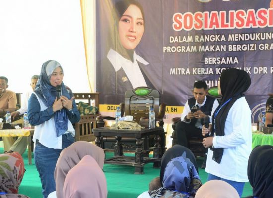 Komisi IX dan BGN Gelar Sosialisasi Program MBG di Desa Pertumbukan Langkat Dorong Generasi Sehat