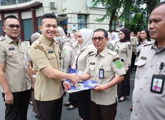 Bapenda Kota Medan Gelar Apel Gabungan, Tekankan Integritas dan Pelayanan Prima