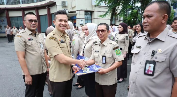 Bapenda Kota Medan Gelar Apel Gabungan, Tekankan Integritas dan Pelayanan Prima