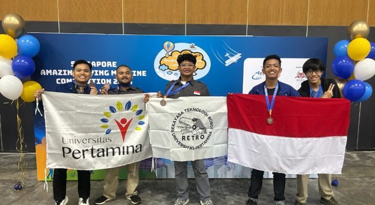 Mahasiswa Universitas Pertamina Ciptakan Drone Otonom “SkyFast”, Raih Prestasi Internasional di Singapura