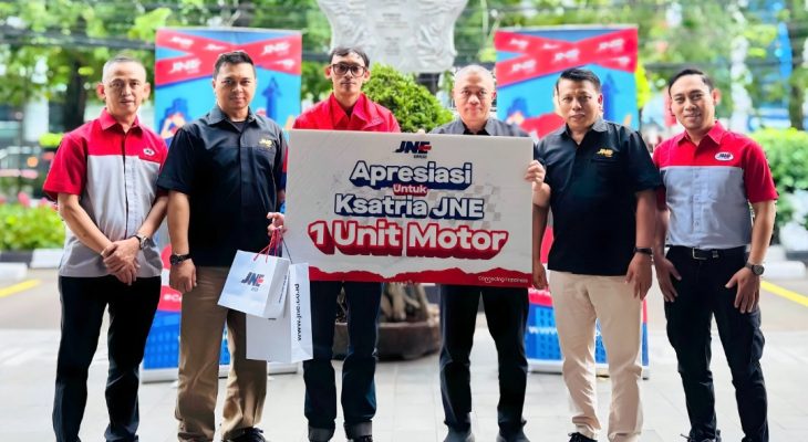 JNE Beri Motor Baru untuk Kurir Korban Begal di Bandung, Tegaskan Keselamatan Karyawan Prioritas Utama