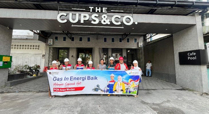 PGN Medan Tambah Pelanggan Baru Sektor Kuliner, The Cups & Co dan Sushi Tei Mulai Gunakan Gas Bumi