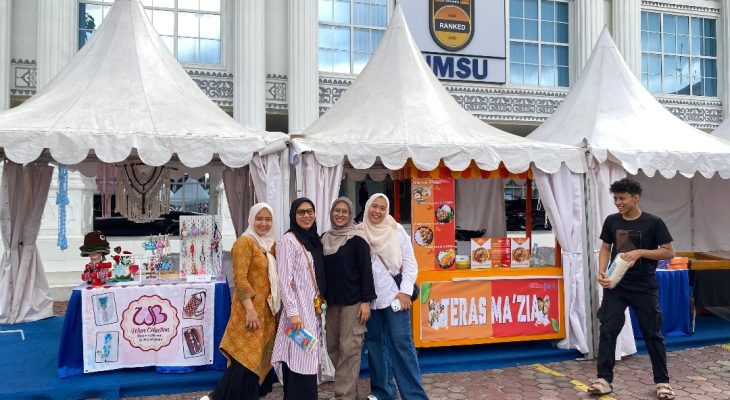 UMKM Binaan Pelindo Regional 1 Ramaikan Bazar Medan Coding Competition 2026 di UMSU