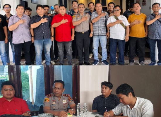 Kapolsek Medan Tuntungan Gelar Coffee Morning Bersama Wartawan, Perkuat Sinergi Jaga Kamtibmas