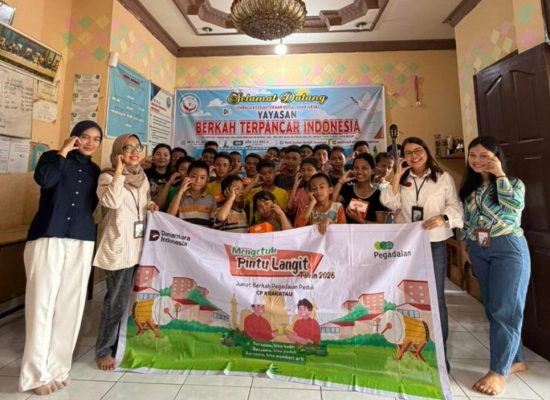 Pegadaian CP Krakatau Gelar Program “Mengetuk Pintu Langit 2026”, Berbagi Kasih Bersama Anak Panti