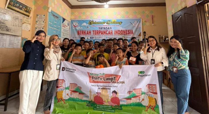 Pegadaian CP Krakatau Gelar Program “Mengetuk Pintu Langit 2026”, Berbagi Kasih Bersama Anak Panti
