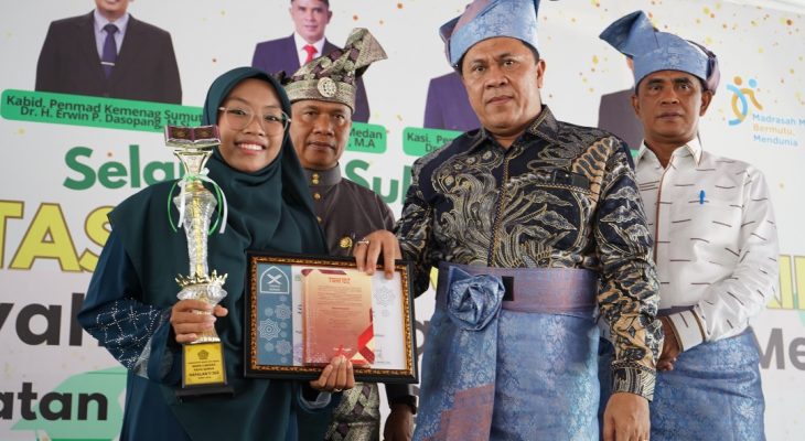 Kakanwil Kemenag Sumut Hadiri Tasyakuran dan Pelepasan Siswa MAPN 4 Medan