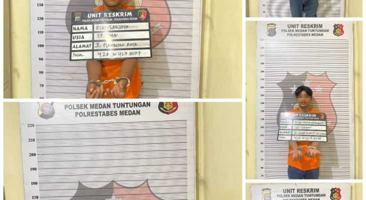 Polsek Medan Tuntungan Amankan 5 Pelaku Dugaan Judi Online di Warnet, Sejumlah Perangkat Komputer Disita