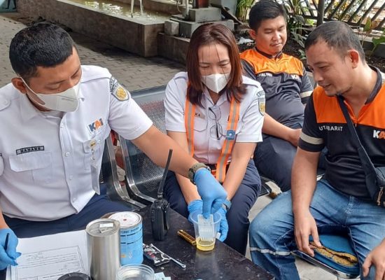 KAI Divre I Sumut Gelar Sidak Narkoba di Enam Stasiun, Puluhan Petugas Dinyatakan Negatif