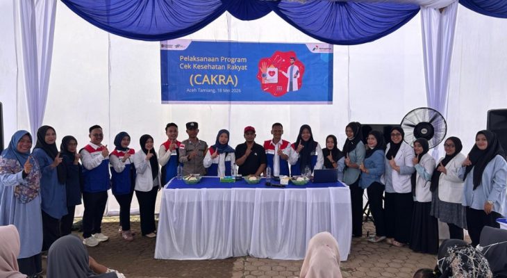 PGN Gelar Pemeriksaan Kesehatan Gratis di Langsa dan Aceh Tamiang, Ratusan Warga Antusias Ikut Program CAKRA