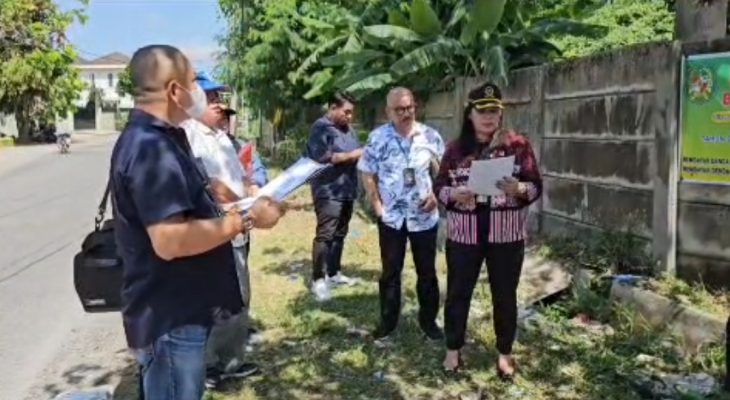 Sidang Lapangan Sengketa Lahan di Jalan Abdul Hakim Memanas, Majelis Hakim Sempat Dilarang Masuk
