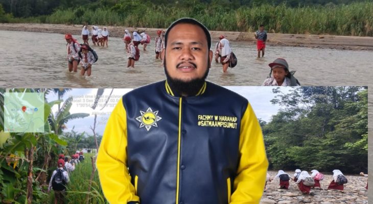SATMA AMPI Sumut Kritik Pemkab Paluta, Soroti Anak SD Pertaruhkan Nyawa Seberangi Sungai untuk Sekolah
