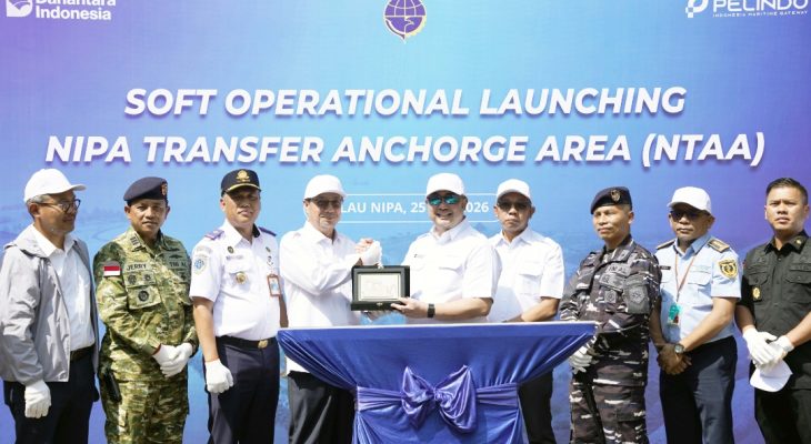 Pelindo Resmi Soft Launching NTAA di Perairan Nipa, Perkuat Posisi Indonesia di Jalur Pelayaran Dunia