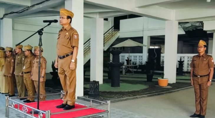 Suasana Haru Warnai Apel Pagi Pemko Tanjungbalai, Walman Girsang Pamit Purna Tugas