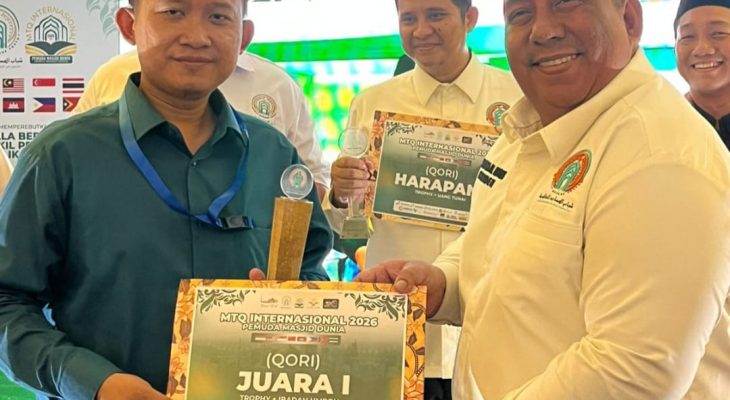 Qori-Qoriah Indonesia Dominasi MTQ Internasional 2026, Rebut Piala Bergilir Wakil Presiden RI