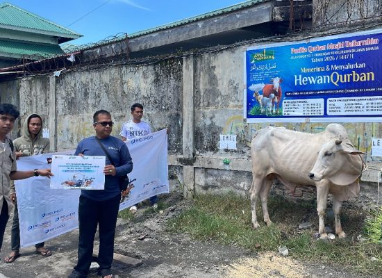 Pelindo Regional 1 Salurkan Hewan Kurban ke Masjid Sekitar Pelabuhan pada Iduladha 1447 H