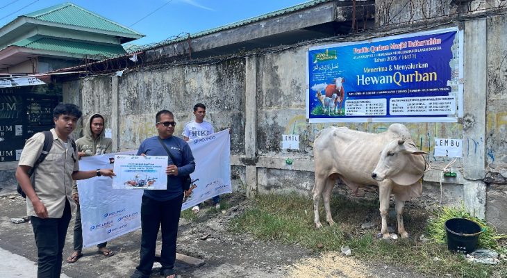 Pelindo Regional 1 Salurkan Hewan Kurban ke Masjid Sekitar Pelabuhan pada Iduladha 1447 H