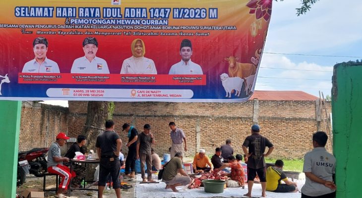 IKANAS Sumut Pererat Silaturahmi dan Tebar Kepedulian Lewat Kurban Iduladha 1447 H