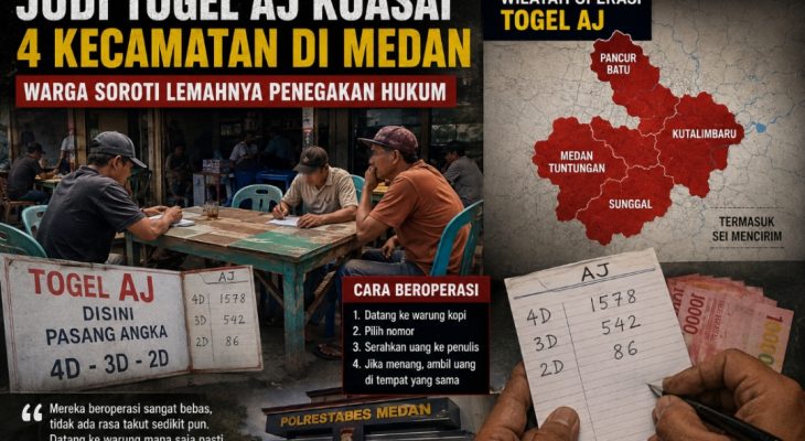 T09el AJ Disebut Kuasai Empat Kecamatan di Medan, Warga Soroti Lemahnya Penegakan Hukum