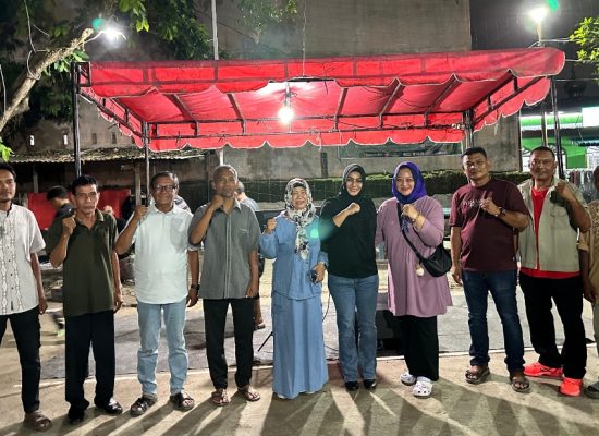 Lailatul Badri Kukuhkan Pengurus Binter 2000 dan Resmikan Lapangan Multifungsi Warga di Medan Timur