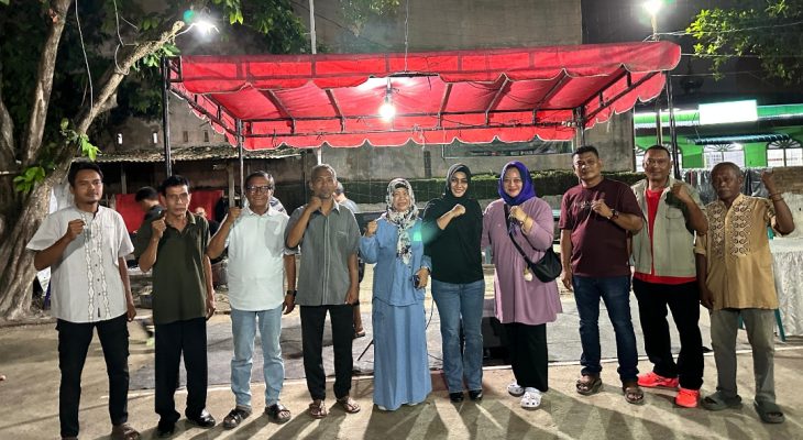 Lailatul Badri Kukuhkan Pengurus Binter 2000 dan Resmikan Lapangan Multifungsi Warga di Medan Timur