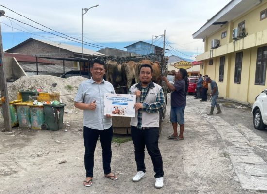 BNCT Serahkan Hewan Kurban ke Polres Pelabuhan Belawan, Perkuat Sinergi Sosial di Kawasan Pelabuhan