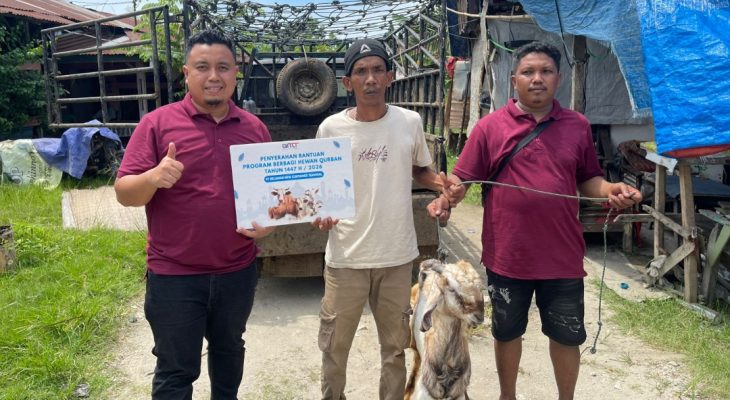 BNCT Serahkan Kambing Kurban ke PSTP Belawan, Perkuat Kepedulian Sosial dan Sinergi Pelabuhan