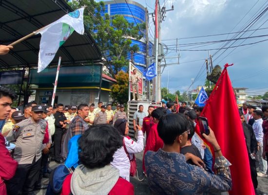 Aliansi Cipayung Plus Sumut Demo PLN UID Sumut, Soroti Blackout hingga Dugaan Korupsi