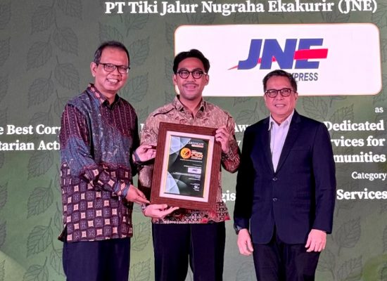 JNE Raih Penghargaan CSR Nasional 2026 atas Aksi Kemanusiaan dan Layanan Kesehatan Darurat