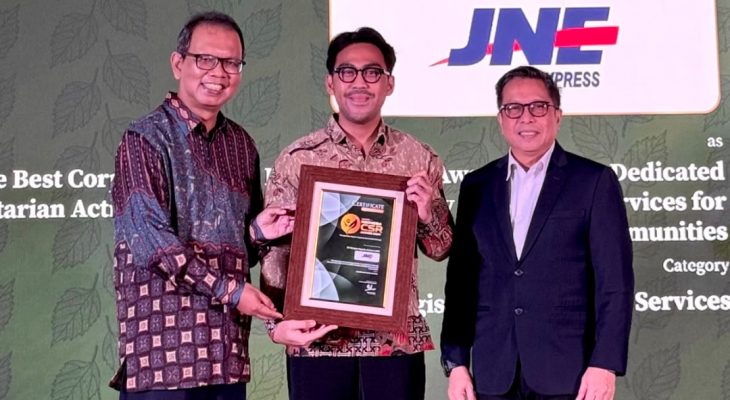 JNE Raih Penghargaan CSR Nasional 2026 atas Aksi Kemanusiaan dan Layanan Kesehatan Darurat