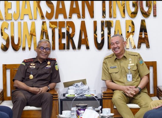 Sekdaprov Sumut dan LPTQ Audiensi ke Kajati Sumut Bahas Persiapan MTQ Provinsi 2026