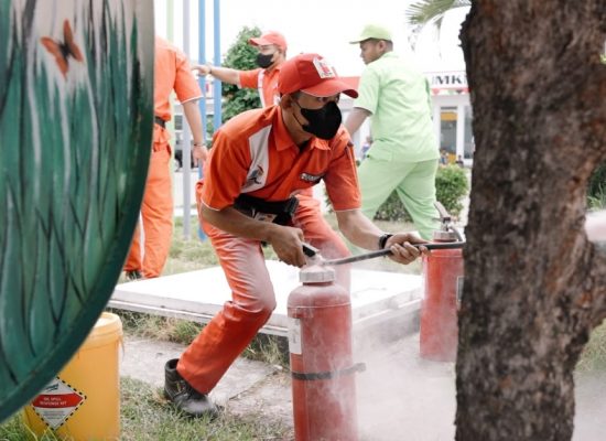 Pertamina Patra Niaga Sumbagut Gelar Simulasi Tanggap Darurat di SPBU Aceh Besar