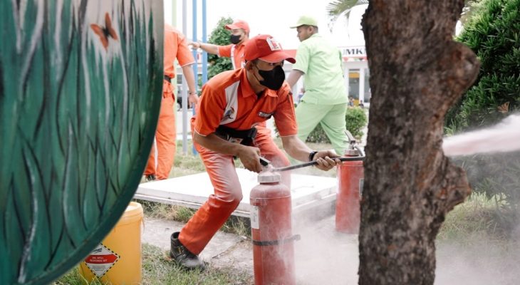 Pertamina Patra Niaga Sumbagut Gelar Simulasi Tanggap Darurat di SPBU Aceh Besar
