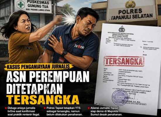 ASN Perempuan Diduga Aniaya Jurnalis tvOne Resmi Jadi Tersangka, Aliansi Jurnalis Siap Demo Polda Sumut