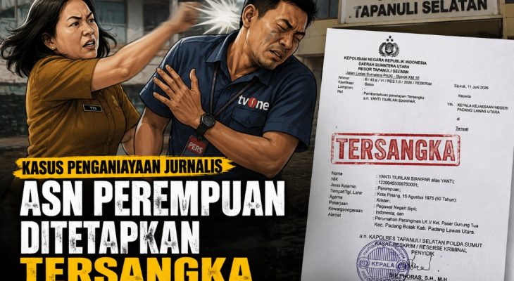 ASN Perempuan Diduga Aniaya Jurnalis tvOne Resmi Jadi Tersangka, Aliansi Jurnalis Siap Demo Polda Sumut