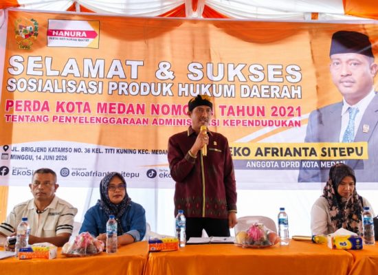 Eko Afrianta Sitepu Tampung Aspirasi Warga Titi Kuning Soal PKH dan Lapangan Kerja