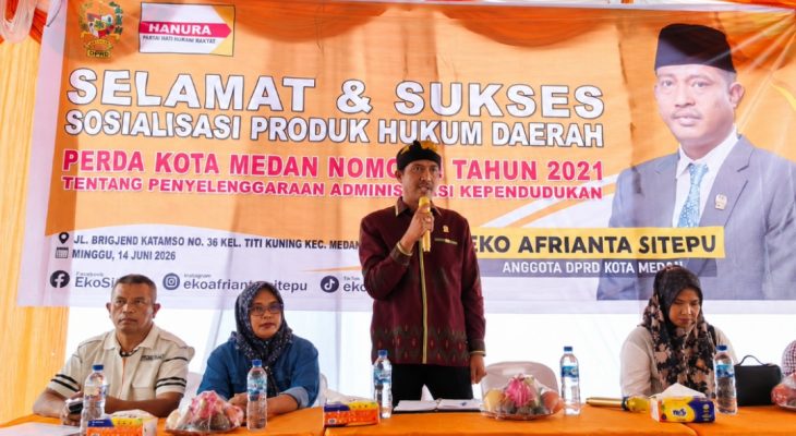 Eko Afrianta Sitepu Tampung Aspirasi Warga Titi Kuning Soal PKH dan Lapangan Kerja