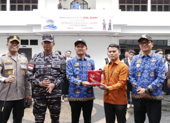 Wali Kota Tanjungbalai Lepas 138 Petugas Sensus Ekonomi 2026, Dorong Data Berkualitas untuk Pembangunan Daerah