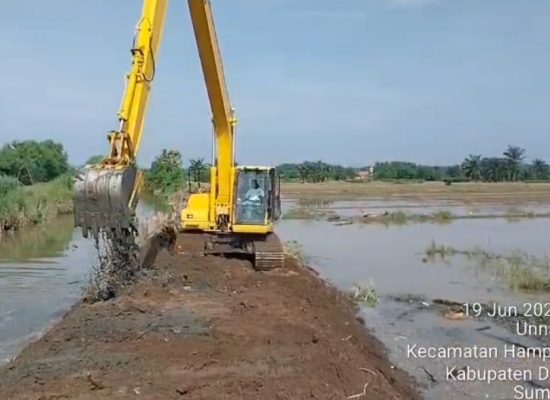 BBWS Sumatera II Normalisasi Anak Sungai Belawan di Hamparan Perak, Perkuat Pengendalian Banjir dan Dukung Irigasi Pertanian