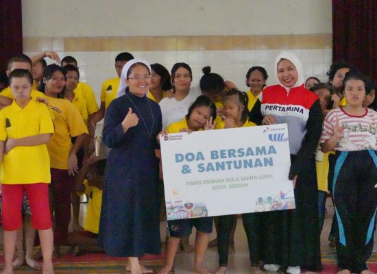 Pertamina Berkah Hadir Serentak di Lima Provinsi, Santuni 11 Yayasan dan Lembaga Sosial di Wilayah Sumbagut