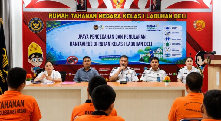 Rutan Labuhan Deli Gandeng LBH Yesaya 56 Berikan Penyuluhan dan Bantuan Hukum Gratis bagi Warga Binaan