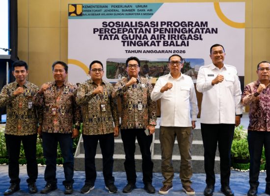 BBWS Sumatera II Medan Sosialisasikan P3-TGAI 2026, Dorong Kualitas Irigasi dan Pemberdayaan Masyarakat