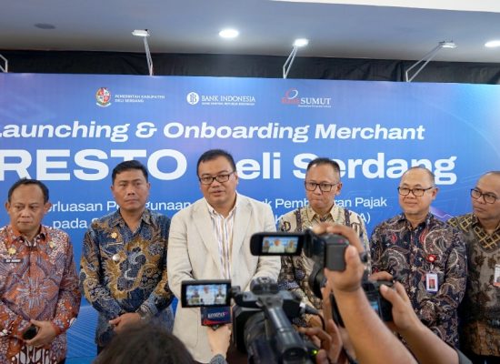BI Luncurkan QRESTO di Deli Serdang, Perkuat Digitalisasi Pembayaran Pajak Daerah Berbasis QRIS